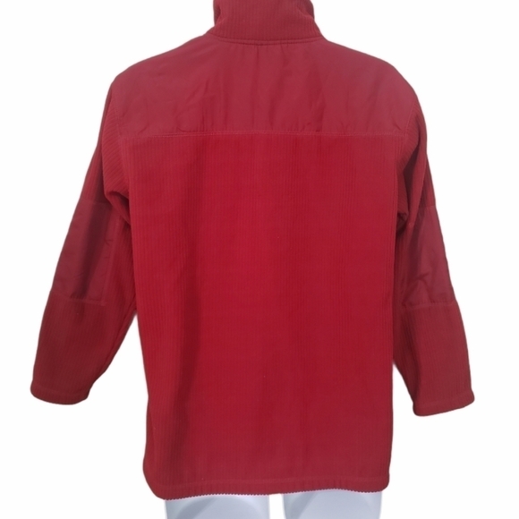 𝅺TIMBERLAND Fleece Full Zip Logo Fall Outdoor Preppy Sweater - Boy's - Picture 3 of 6